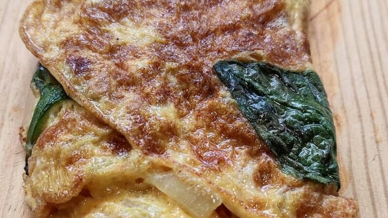 Omelete de Espinafres