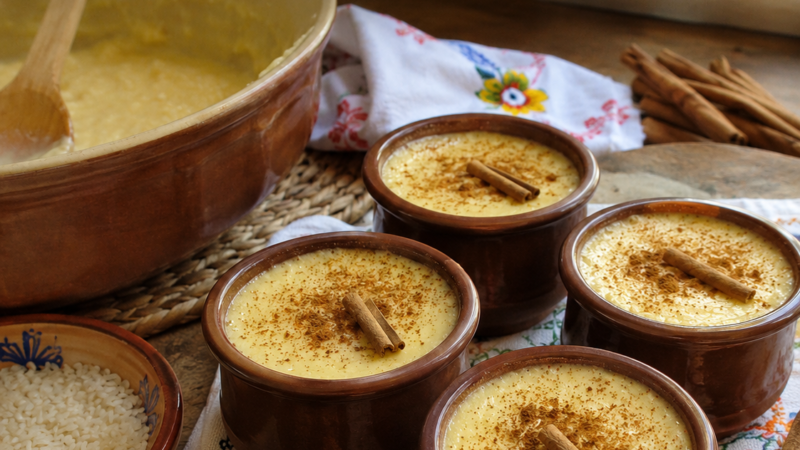 Sobremesa curiosa de Creme de Arroz Doce