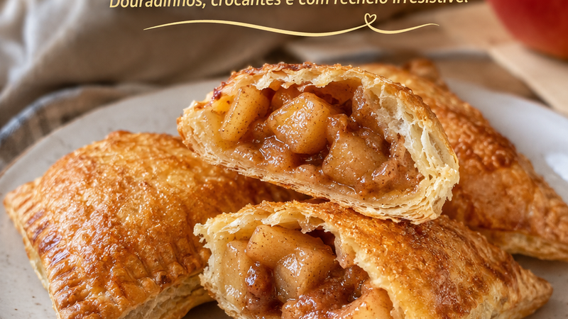 Folhadinhos de Maçã e Canela