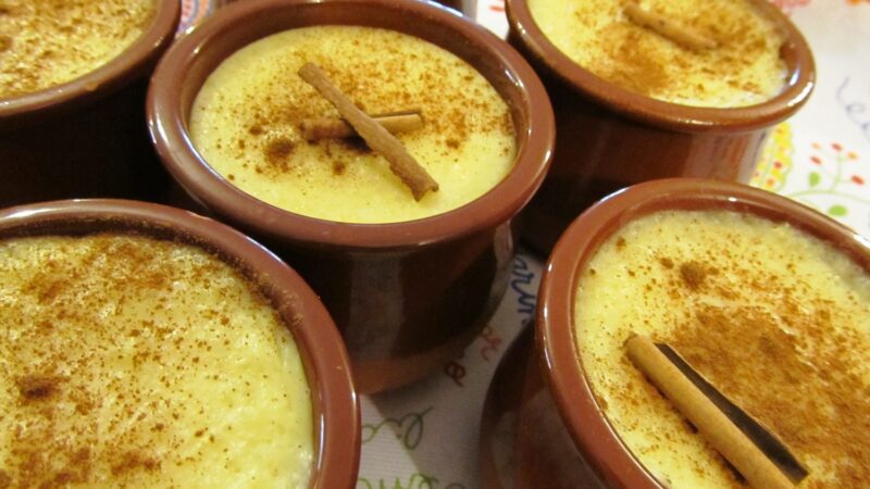 Sobremesa curiosa de Creme de Arroz Doce