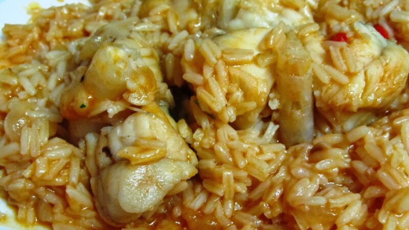 Arroz Pobre de Tamboril