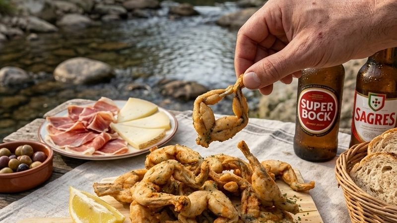 Pernas de Rã Fritas