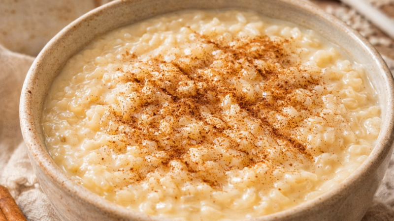 Arroz Doce cremoso fácil: Receita Tradicional