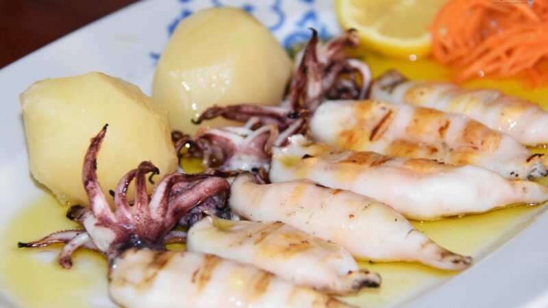 Lulas Grelhadas com o Verdadeiro Sabor Alentejano