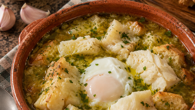 Açorda de Bacalhau à moda Antiga