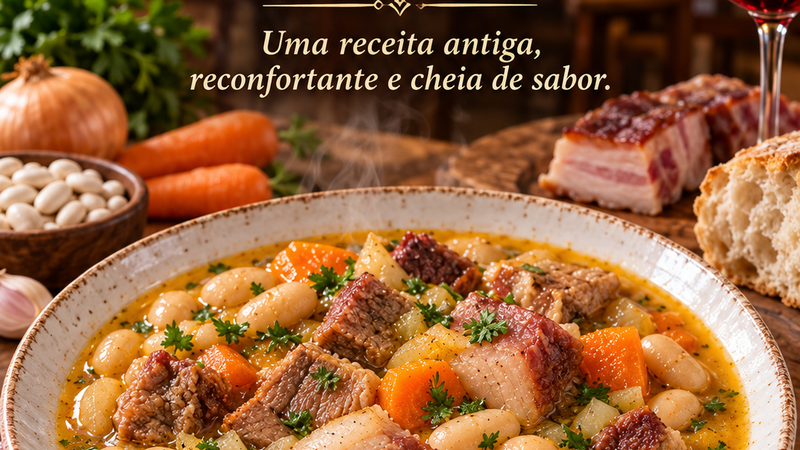 Feijoada de Papada de Porco da Bisavó Maria