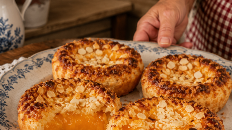 Queijadas de Amêndoa Cremosas