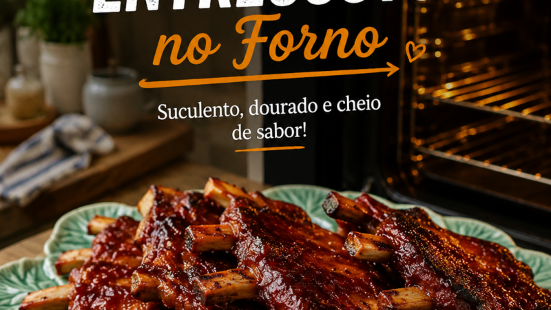 O truque para fazer um delicioso Entrecosto no Forno