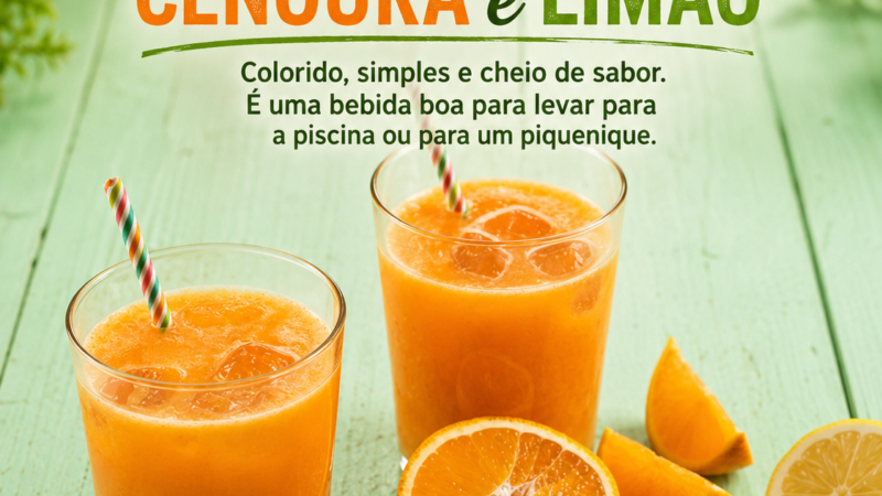Refresco de Laranja, Cenoura e Limão