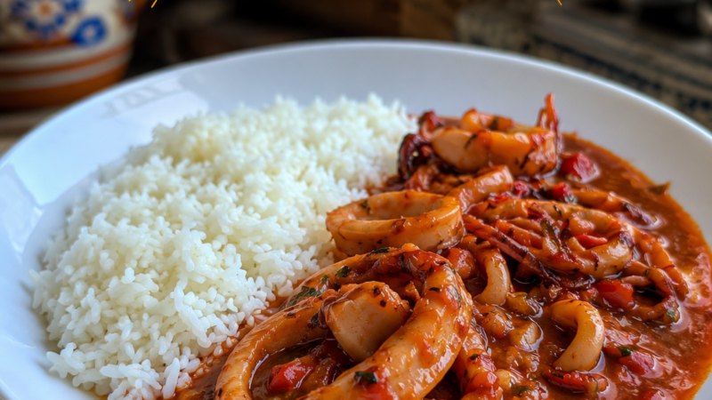 Lulas Guisadas à Portuguesa