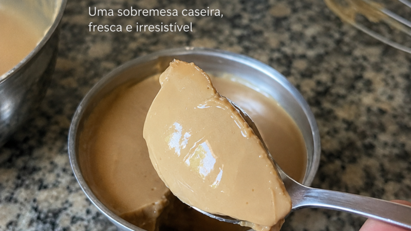 Receita de Pudim de Café cremoso e sem Forno