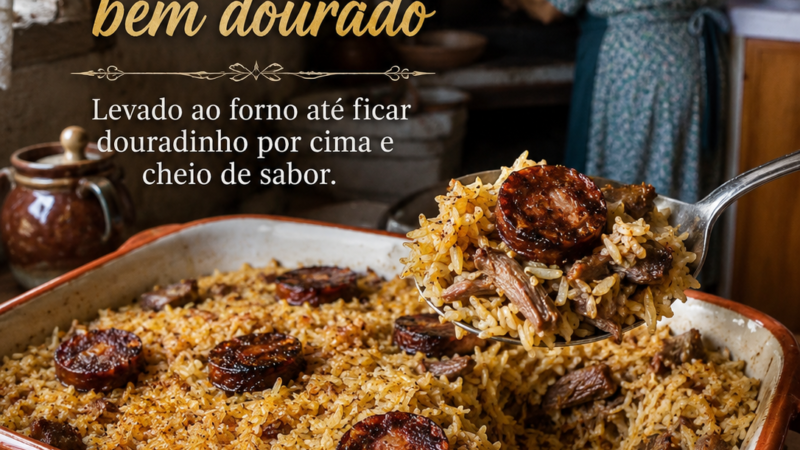 O Segredo do meu Arroz de Pato bem dourado