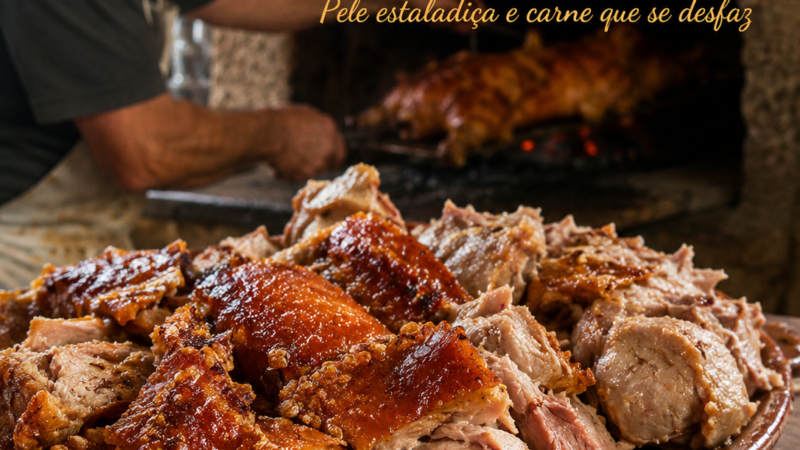 Leitão de Negrais: Pele estaladiça e carne que se desfaz