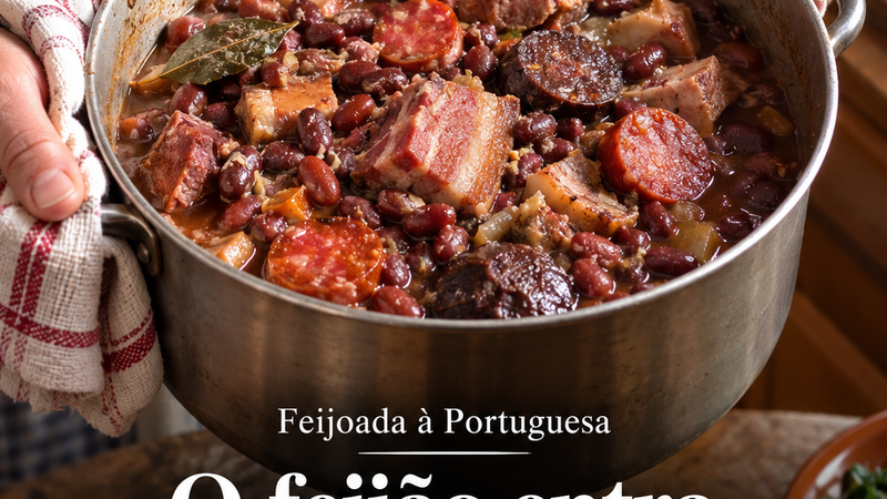 Na sua casa a feijoada leva arroz branco a acompanhar ou come-se assim mesmo?