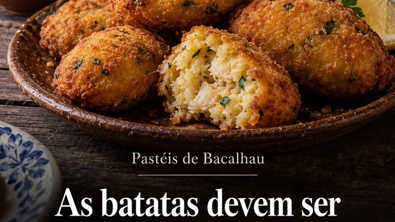 PASTÉIS DE BACALHAU — UM CLÁSSICO QUE NUNCA FALHA