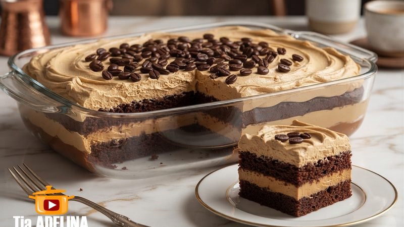 Sobremesa Cremosa de Café e Chocolate sem Forno
