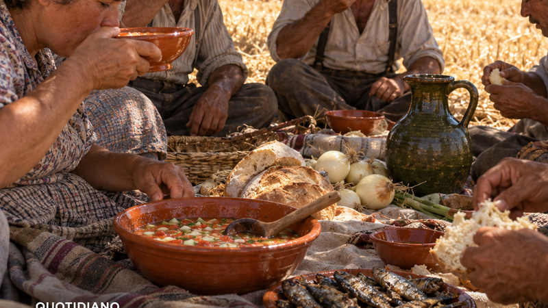 Na sua família havia ceifeiros? Que comidas levavam para o campo?