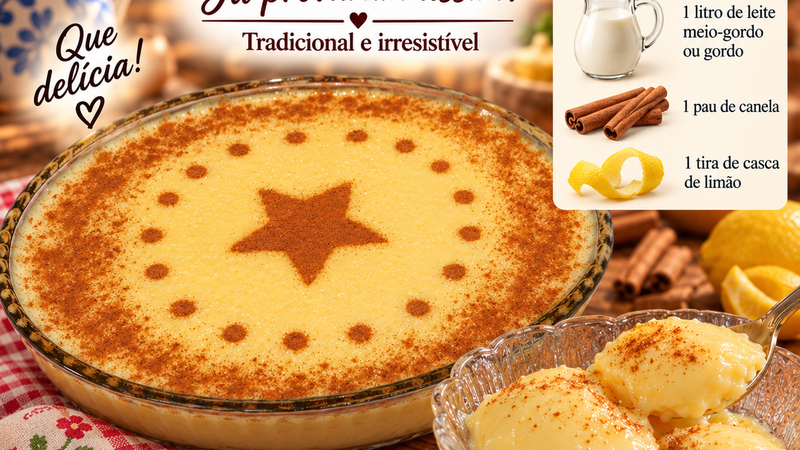 Gelatina de Leite-Creme