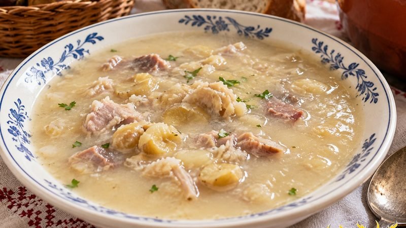 CALDO DE CASTANHAS PILADAS